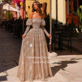Long formal dress with sweetheart neckline and sequins