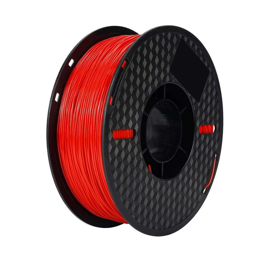 Filamento para impresora 3D de TPU, PLA y PETG, plástico de 1 kg y 1,75 mm, sin enredos, materiales para impresión 3D, negro, blanco, envasado al vacío