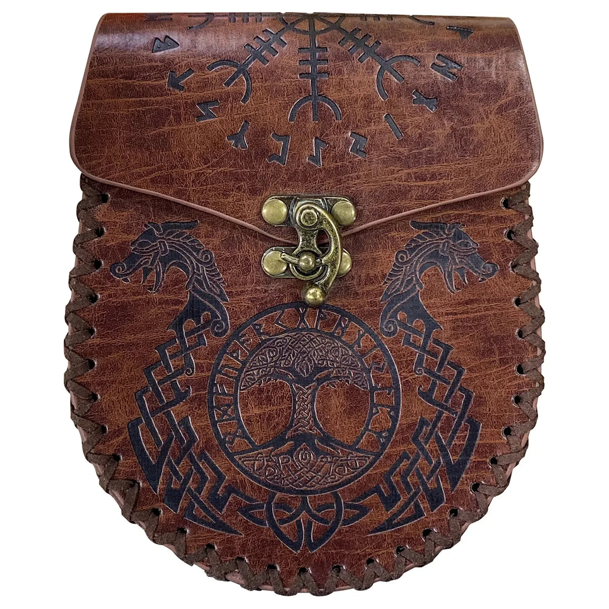 1 Stück Halloween Weihnachten Mittelalterlicher Ritter Taillentasche Renaissance-Gürtelset Wikinger-Krieger Cosplay-Kostüm