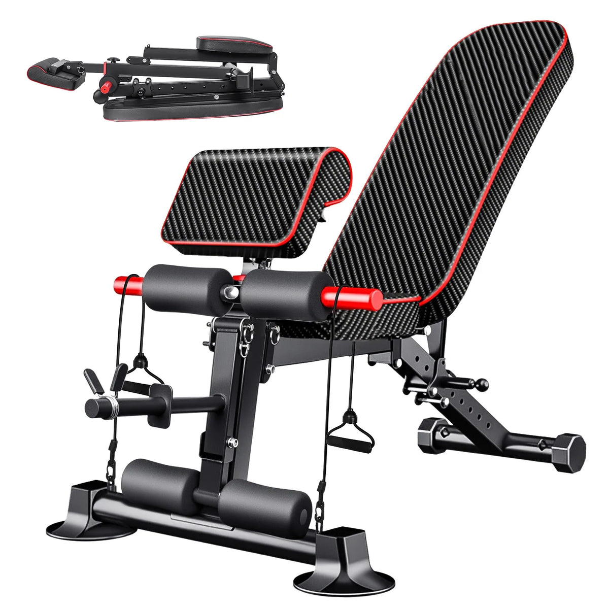 Adjustable Weight Bench for Home Strength Training