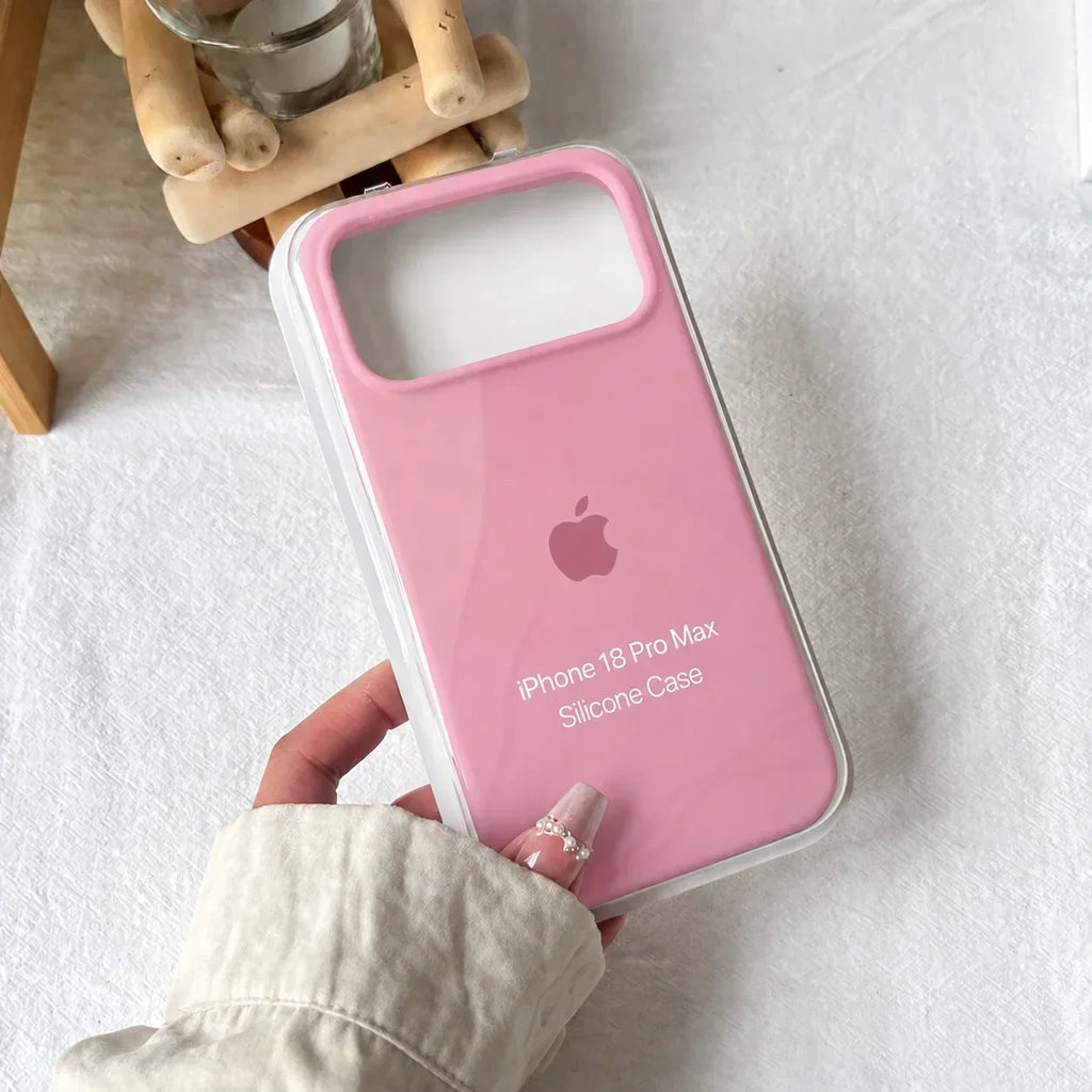 Premium Liquid Silicone Case for Apple iPhone 18 17 16 15 14 13 Pro Max Luxury Soft Touch Shockproof Slim Protective Phone Cover