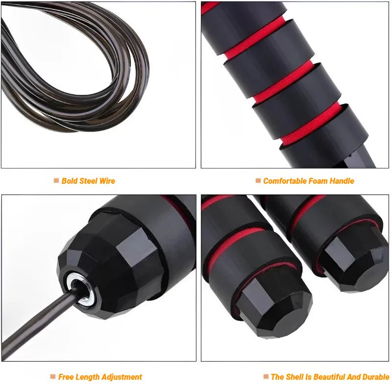 Adjustable Jump Rope for Fitness and Training