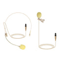 Micrófono de solapa / Auricular combo Phenyx Pro con conector Mini XLR para altavoces de escenario, amplificador de voz y guía