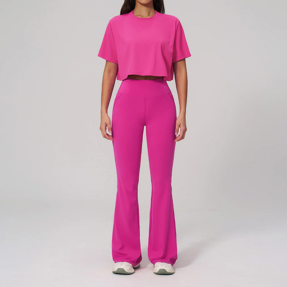 Ensemble yoga femme, 2 pièces, haut et legging