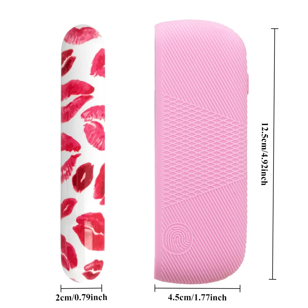 Étui et coque de protection 2-en-1 KISS Lip Side en silicone pour accessoires IQOS ILUMA & ILUMA PRIME