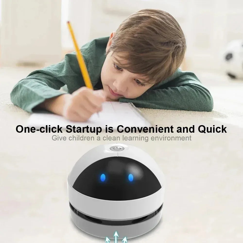 Table Vacuum Cleaner Mini Desktop Dust Vacuum With Detachable Nozzle USB Rechargeable Wireless Car Vacuum Cleaner Cleaning Tools