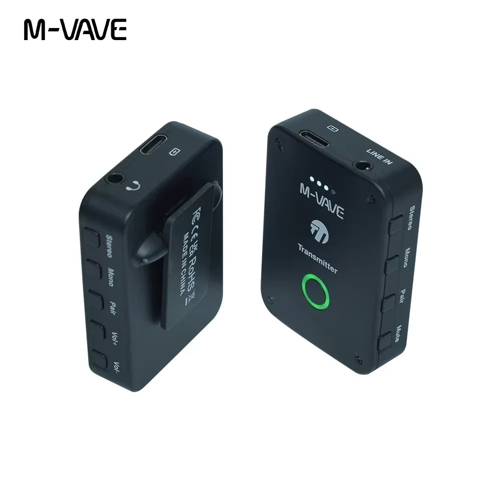Sistema audio wireless M-VAVE WP-9 per strumenti