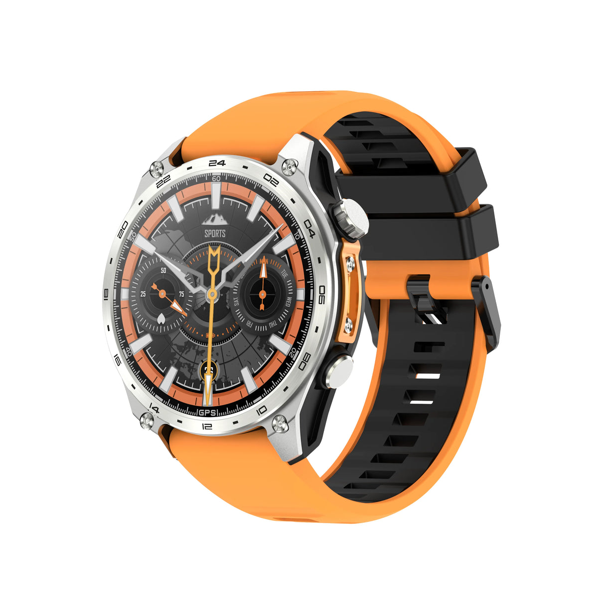 GPS Smart Watch for Outdoor HD300Pro Sports Watch Offline Map 5.4Bluetooth Call Waterproof Health Travel Smartwatch