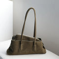 Genuine Leather Irregular Underarm Bag For Women Luxury Designer Handbag And Purse 2026 New In Vintage Frosted Cowhide Shoulder