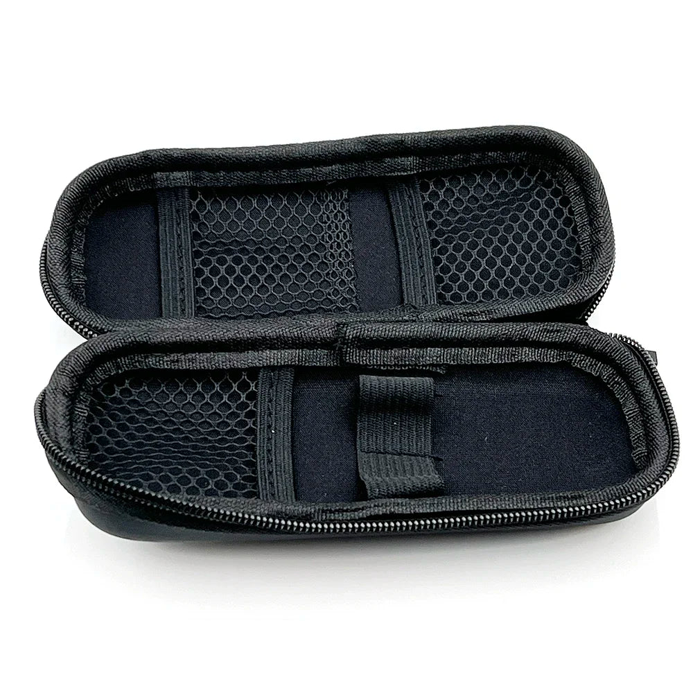 Estuche de transporte con cremallera EGo Storage Bag para kits de bricolaje CE4 MT3 Ego Evod, funda protectora de piel para cigarrillos de tamaño mediano
