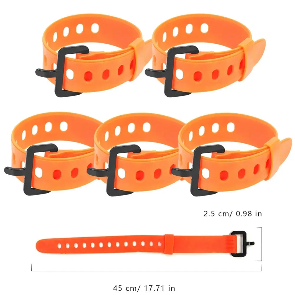 1-10PCS Rubber Tension Strap Cargo Belt Travel Compact Ties Fixed Cargo Tie Lashing Outdoor Camping Down Luggage Buckle Strap