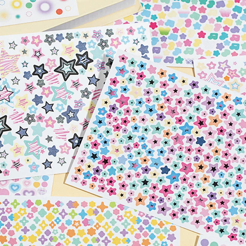 Creative Sticker Book, DIY Decorative Stickers for Journaling, Scrapbooking and Picture Book Decoration