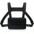 1000D Nylon Pouch Molle Shoulder Fishing Vest Tactical Chest Bag Outdoor Camping Backpack EDC Hiking Hunting Pack