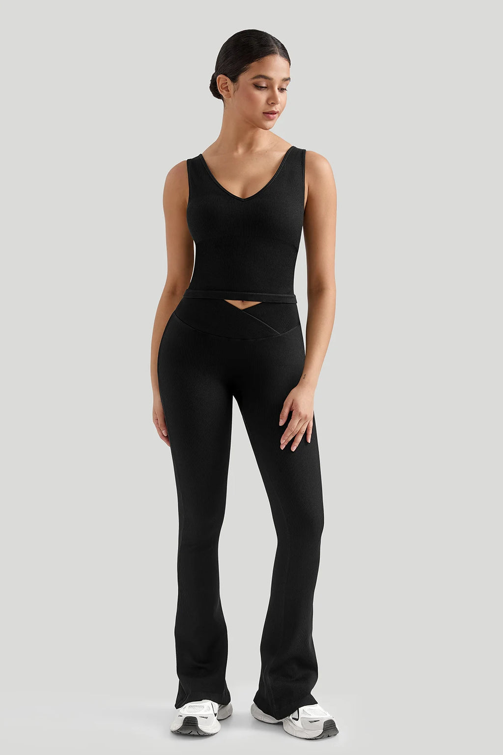 Yoga-Set für Damen, Top und Leggings