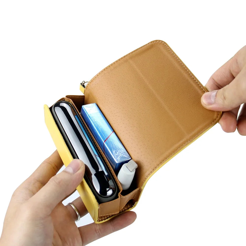Étui universel pour IQOS ILUMA, pochette de protection, porte-accessoires, portefeuille en cuir pour accessoires IQOS ILUMA i 7ème génération