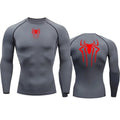 Herren-Sportshirt mit Spinnenprint