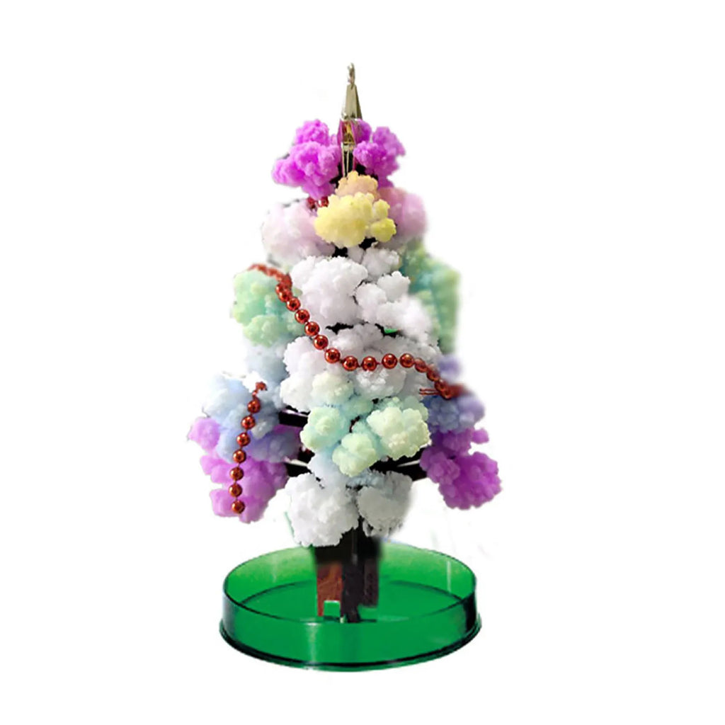 Magisch wachsender Kristall-Weihnachtsbaum, Weihnachtsdekoration aus Papier, Neujahrs-Wissenschaftsspielzeug, künstliche Weihnachtsbaum-Dekoration für zu Hause, Großhandel
