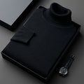 Sweaters for Men Anti-pilling Quality Knitwear Turtleneck Sweater Slim Fit Long Sleeve Pullover Solid Color Men Clothing