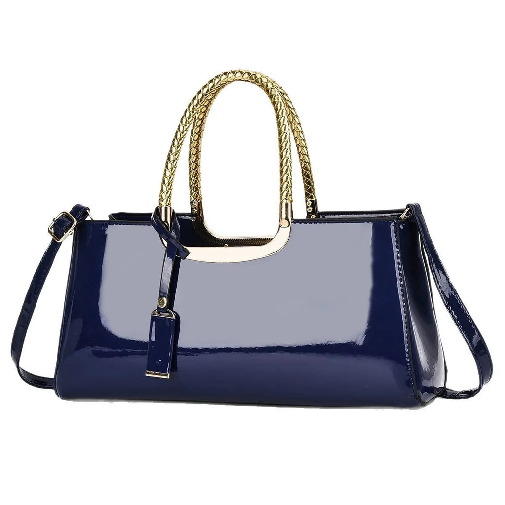 2026 NEW Women's Glossy PU Leather Shoulder Handbags Wedding Clutch Bridal Party Evening Bag Sac pour femme Женская сумка Bolsos