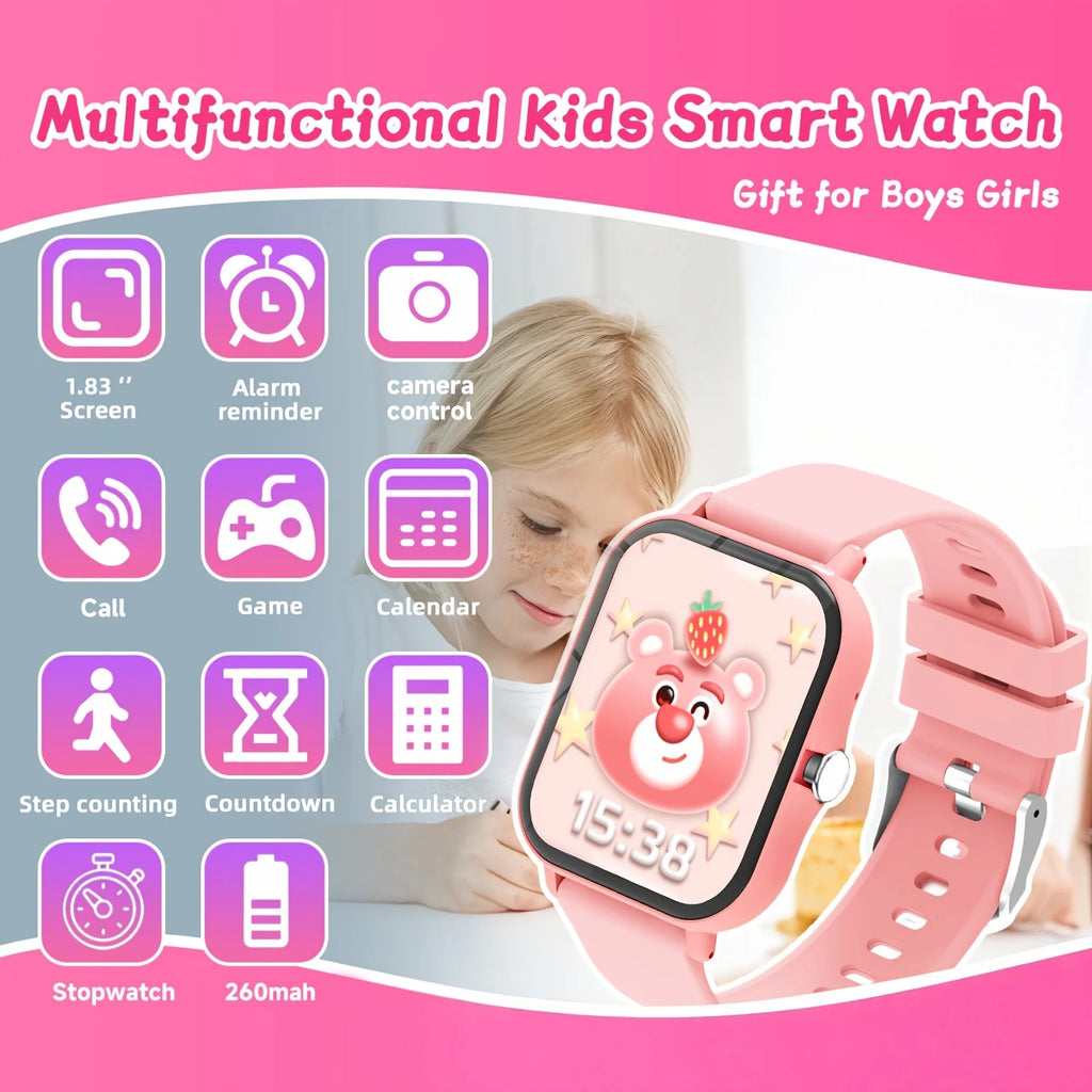 New Kids Smartwatch Features Wireless Calling, Music Playback, Call Reminders, Message Notifications