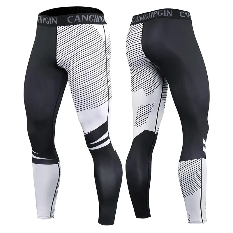 Leggings sportivi da uomo per corsa e allenamento