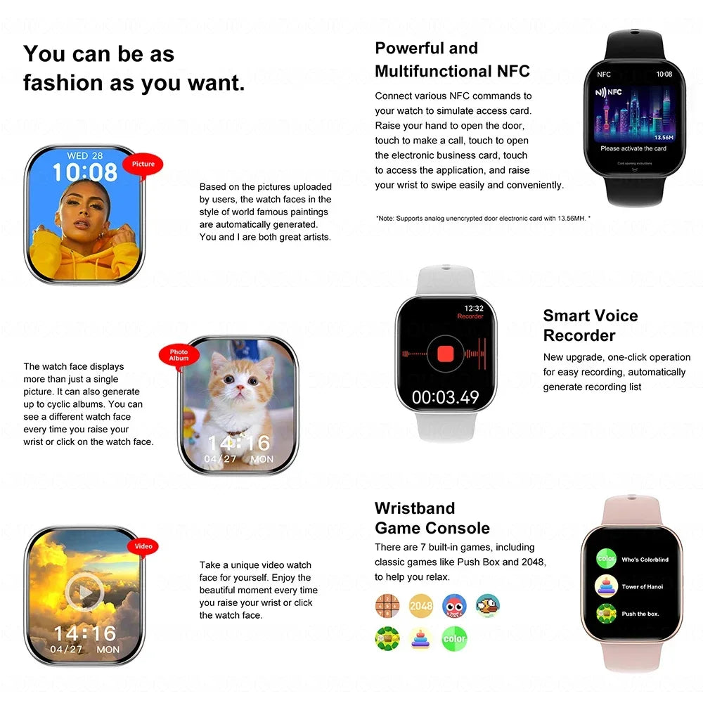 ZODVBOZ DT Watch 10 smartwatch AMOLED da 1,96″