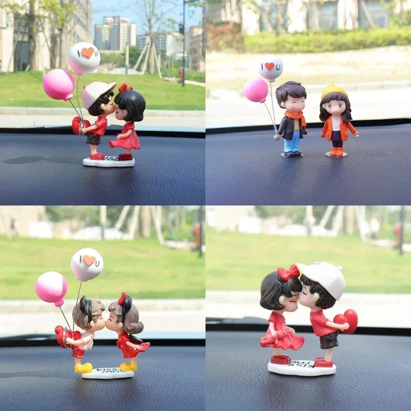Accesorios para coche interior adorno para mujer bonito creativo de escritorio para parejas regalo de San Valentín decoración para consola central de coche