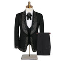2024 High-grade Light Luxury Men's 3-Piece Suit Set, Wedding, Host, Banquet, Performance, and Party Blazer with Pants and Vest, S-3XL