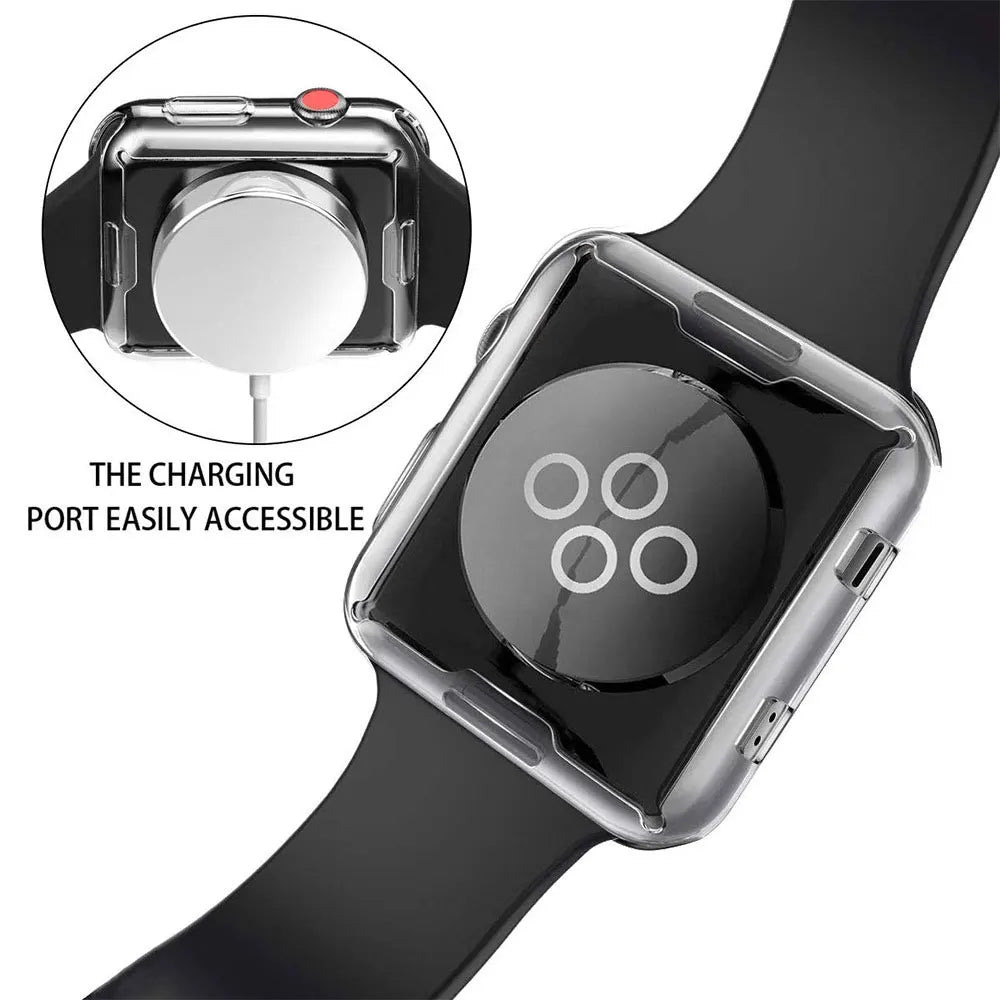 Screen Protector Cover For Apple Watch 45mm 41mm 44MM 40 42MM 38MM TPU Bumper Accessories iwatch Series Ultra 9 8 7 SE 6 5 3 2 1