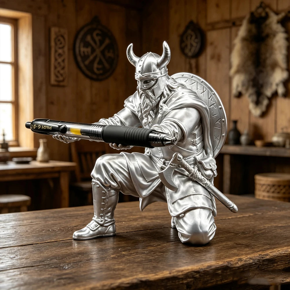 3D-Printed Medieval Warrior Pen Holder