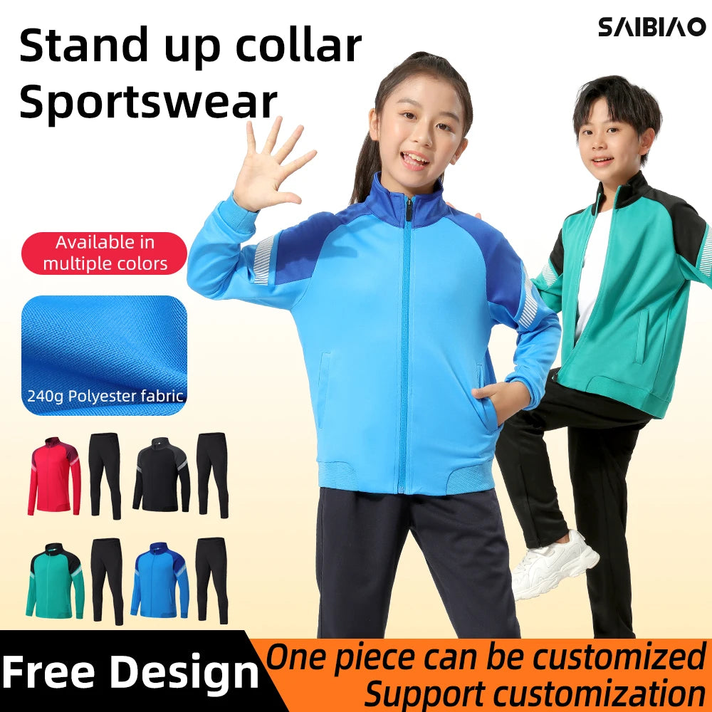 Maglia calcio a maniche lunghe per adulti e bambini