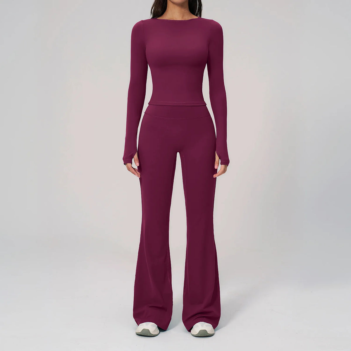 Ensemble yoga femme, 2 pièces, haut et legging