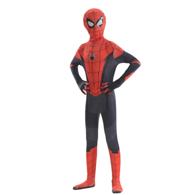 Komplettes Halloween-Cosplay-Kostüm für Spider-Man-Fans und Sammler: Miles-Morales-Zentai-Anzug für Halloween, Weihnachten und Partys – ein ideales Halloween-Geschenk