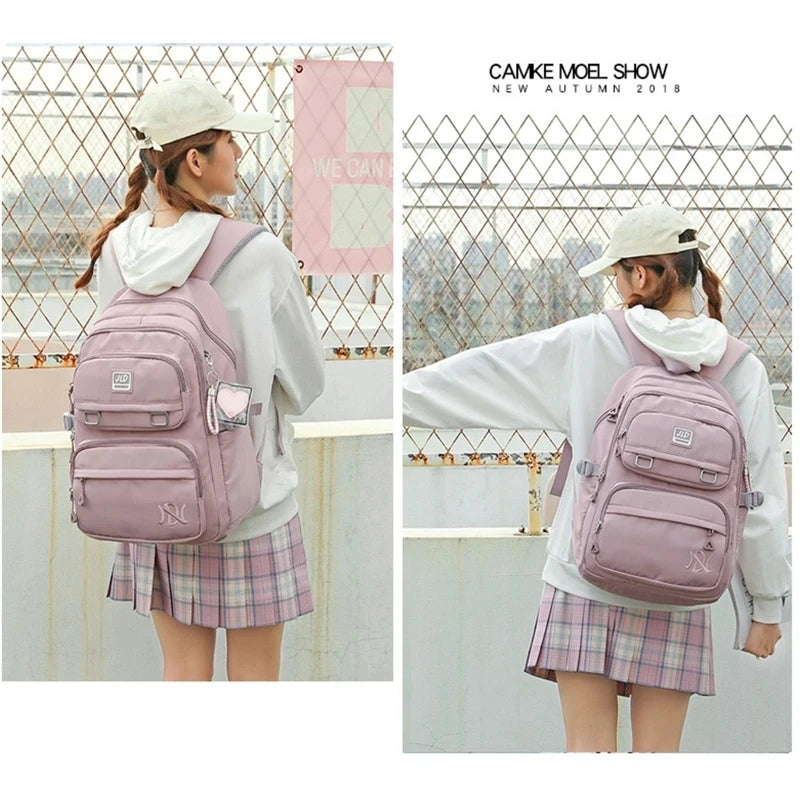 Sac à dos scolaire pour fille, sac à dos pour enfants, adolescents, écolières, sac de cours, cartable, sac pour femme, sac d'école, kit scolaire