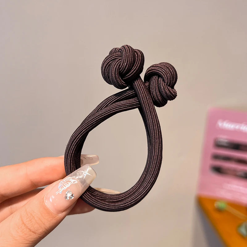 Simplicity Stretchy Rubber Hair Ties for Women, High-Elasticity Fashion Hair Scrunchies for Girls, Hair Accessories