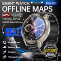 2026 NEW GPS Offline Maps Sport Smart Watch Men AMOLED Display 170+Sports Modes Barometer Compass Swim Waterproof Smart Bracelet