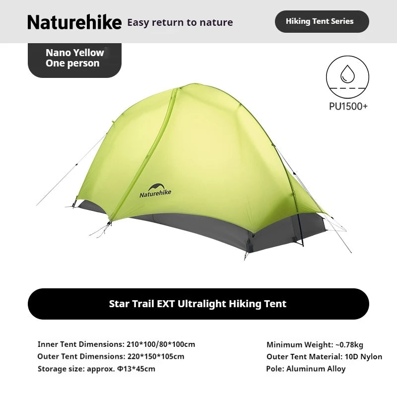 Tenda da trekking Naturehike Star Trail EXT per 1–2 persone