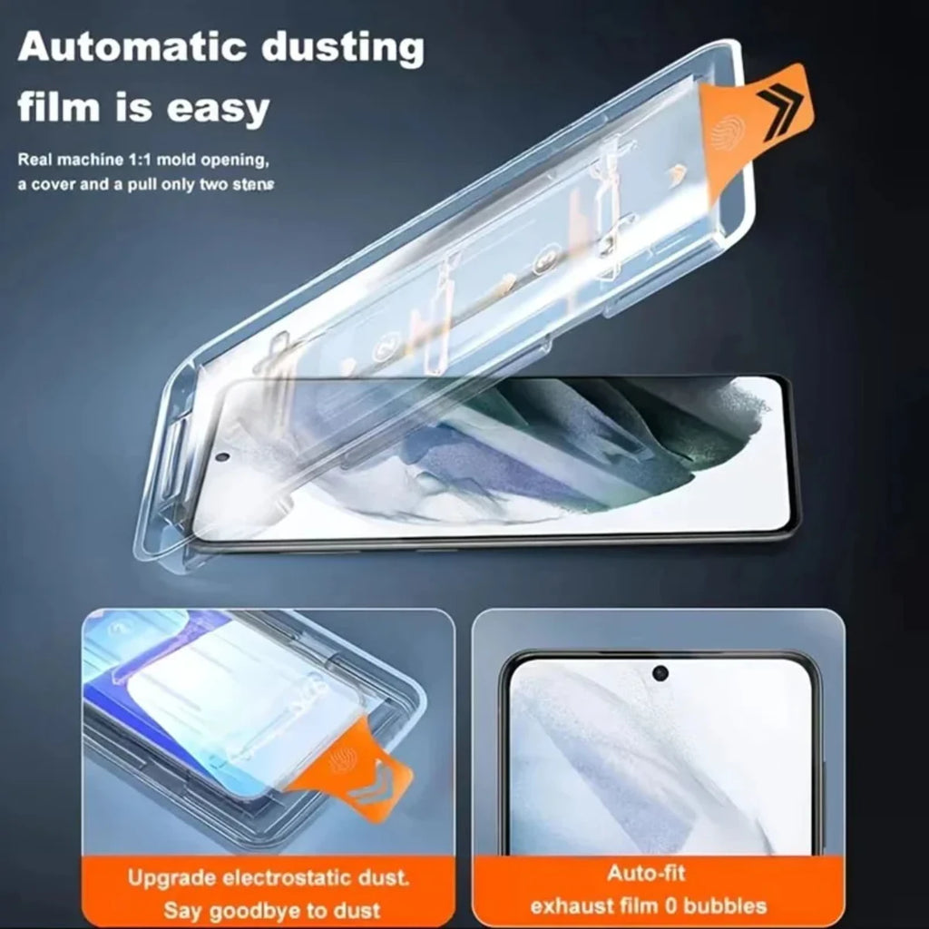 One-Click Dust Free Glass For iPhone Duo Glass Oleophobic Screen Protector Film For APPLE iPhone 18 Pro Max 18 Tempered Glass