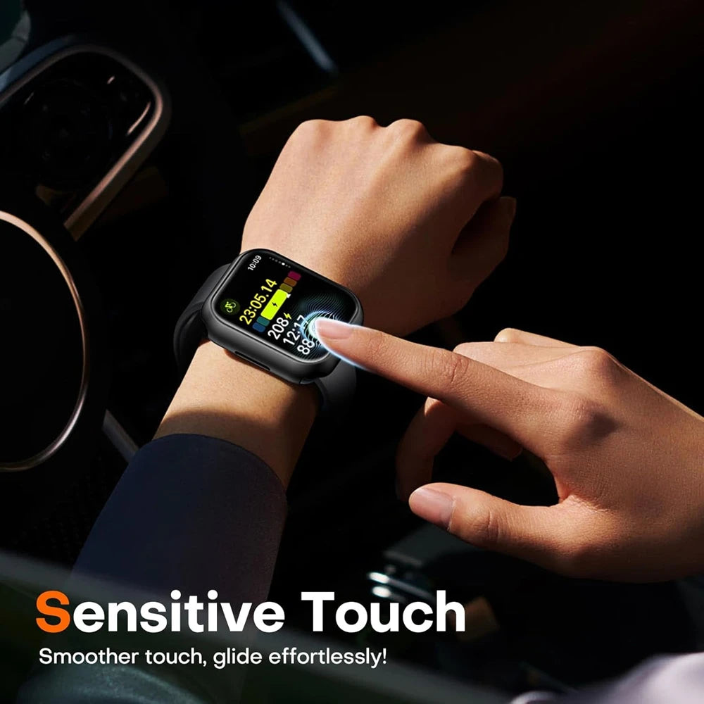 Glass+Cover for Apple Watch Case 10 9 8 7 6 SE 5 iWatch Accessory Screen Protector iWatch Series 46mm 44mm 40mm 41 45mm 38 42mm