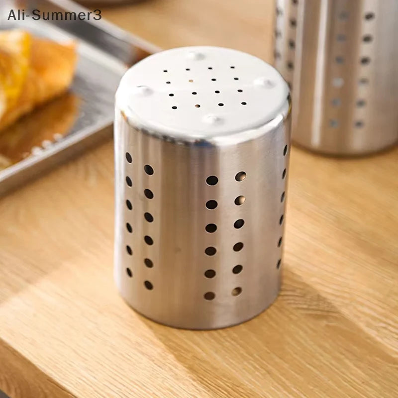 Stainless Steel Cutlery Holder Chopstick Storage Organizer Container Drainer Spoon Fork Kitchen Storage Basket