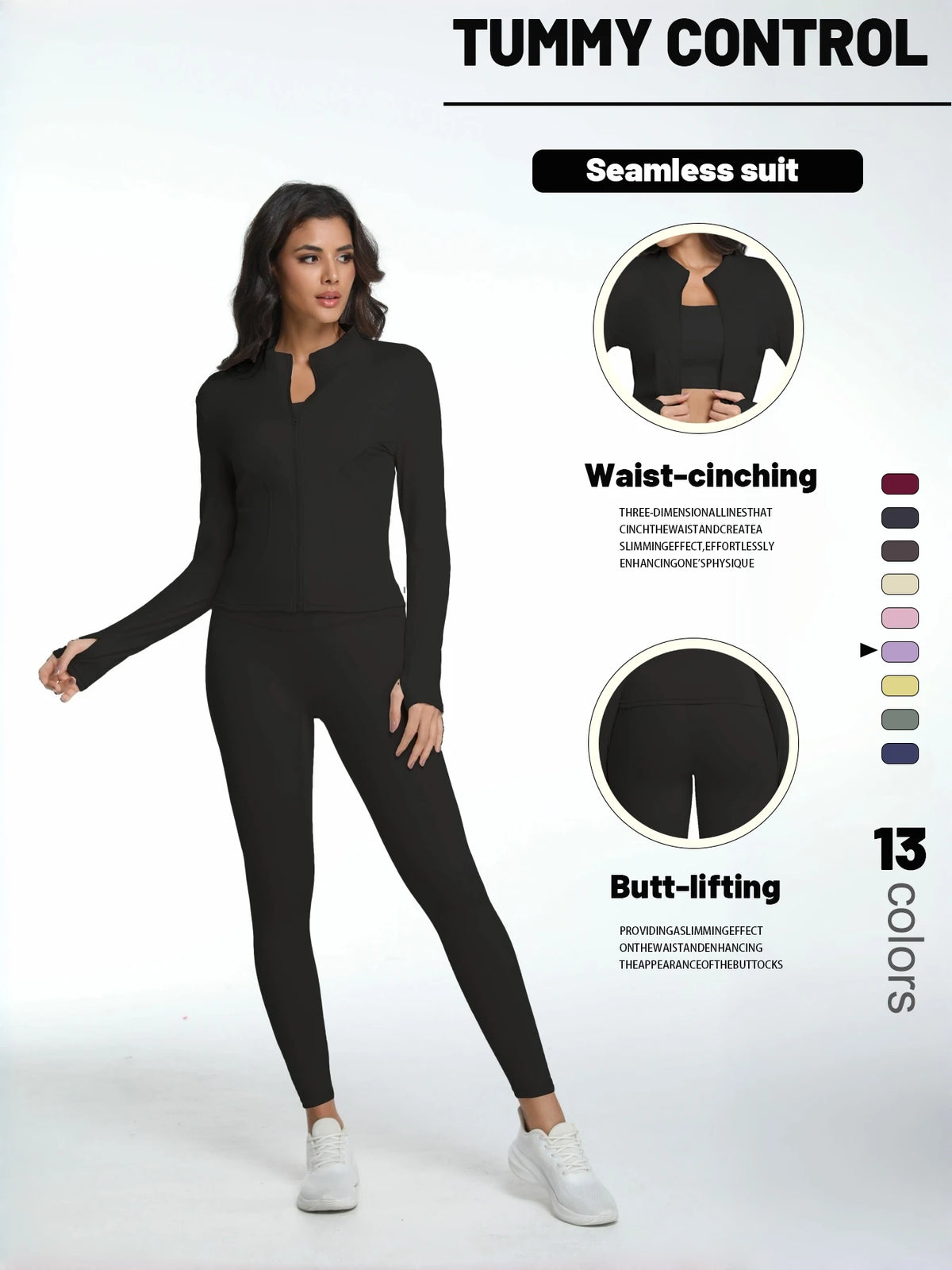 Conjunto de yoga de mujer, 2 piezas, top y leggings