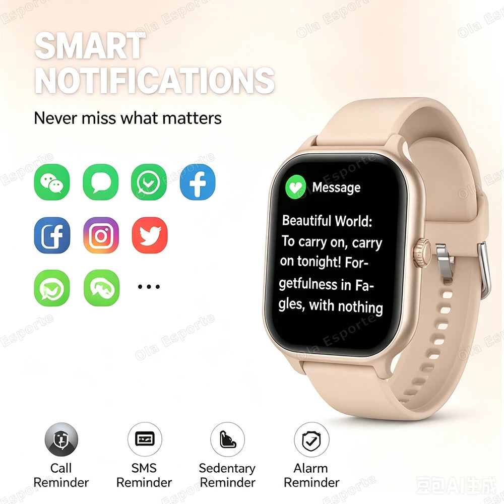 Ola Esporte HT30 smartwatch da 1,88″ con chiamate Bluetooth