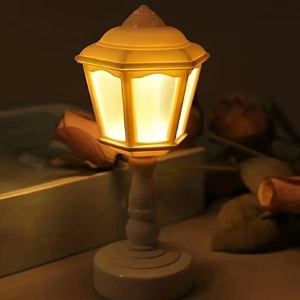 Lampe fleur géométrique à LED sur batterie, veilleuse de bureau, éclairage extérieur pour jardin, cour, patio, pelouse, villa, paysage et chemin.