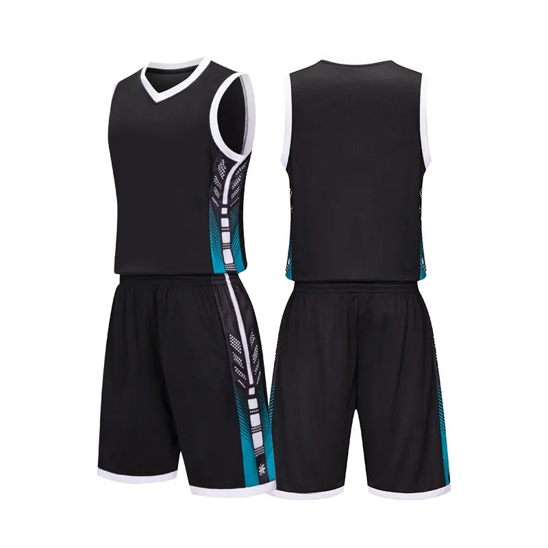 Adult Kid Basketball Jersey Youth Quick-drying Breathable Unisex Team Training Uniform Shirt Sportswear Child Tracksuit Outfit
