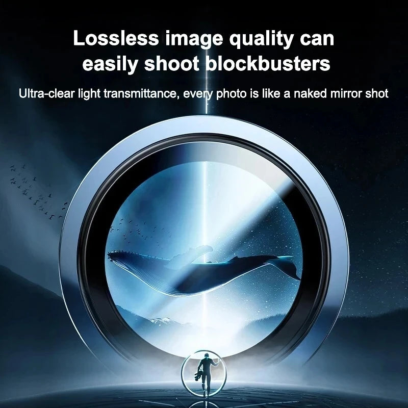 3Pcs/1Set Glass Camera Caps for iPhone 18 17 16 17E 16E Pro Max Metal Frame Lens Protector for Apple 15 14 Plus 11 12 13 Pro Max