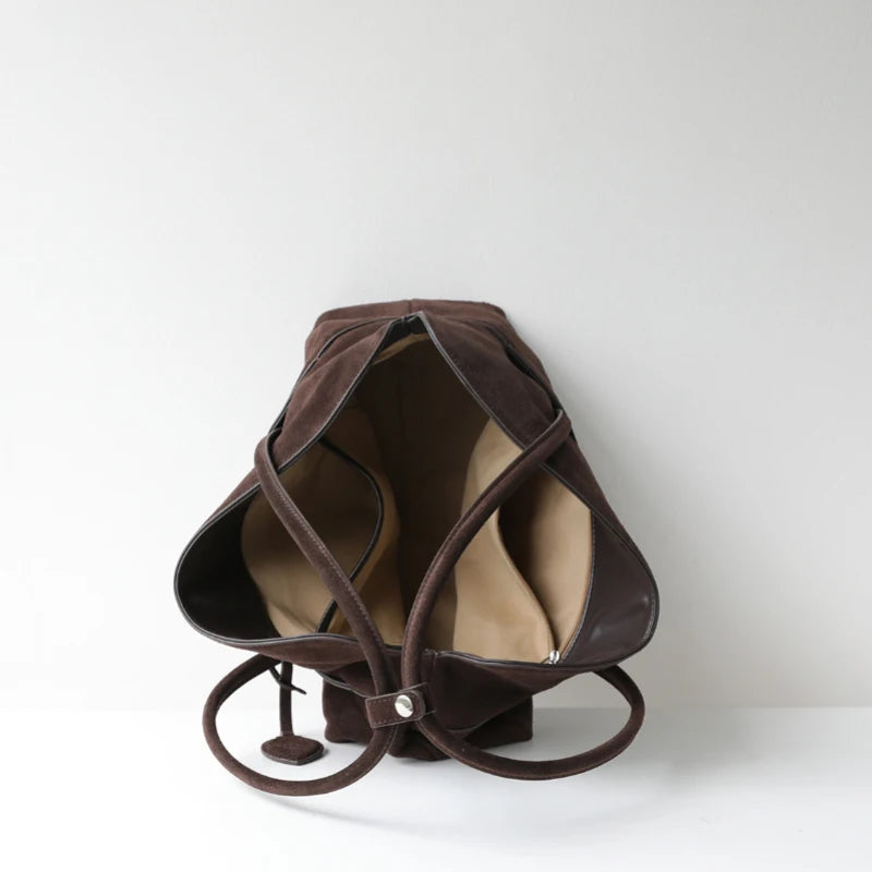 Vintage Suede Shoulder Bags Women Luxury Bags Designers Leather Fashion Rectangular Top handle Bags 2026 Autumn Winter