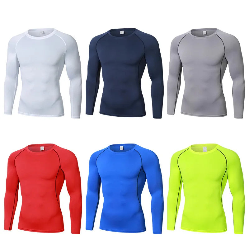 Completo sportivo uomo con maglia e leggings