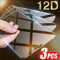3Pcs Tempered Glass for iPhone 14 13 12 11 15 Pro Max Mini Screen Protector for iPhone 17 18 XS MAX 7 8 Plus 16 Protective Glass