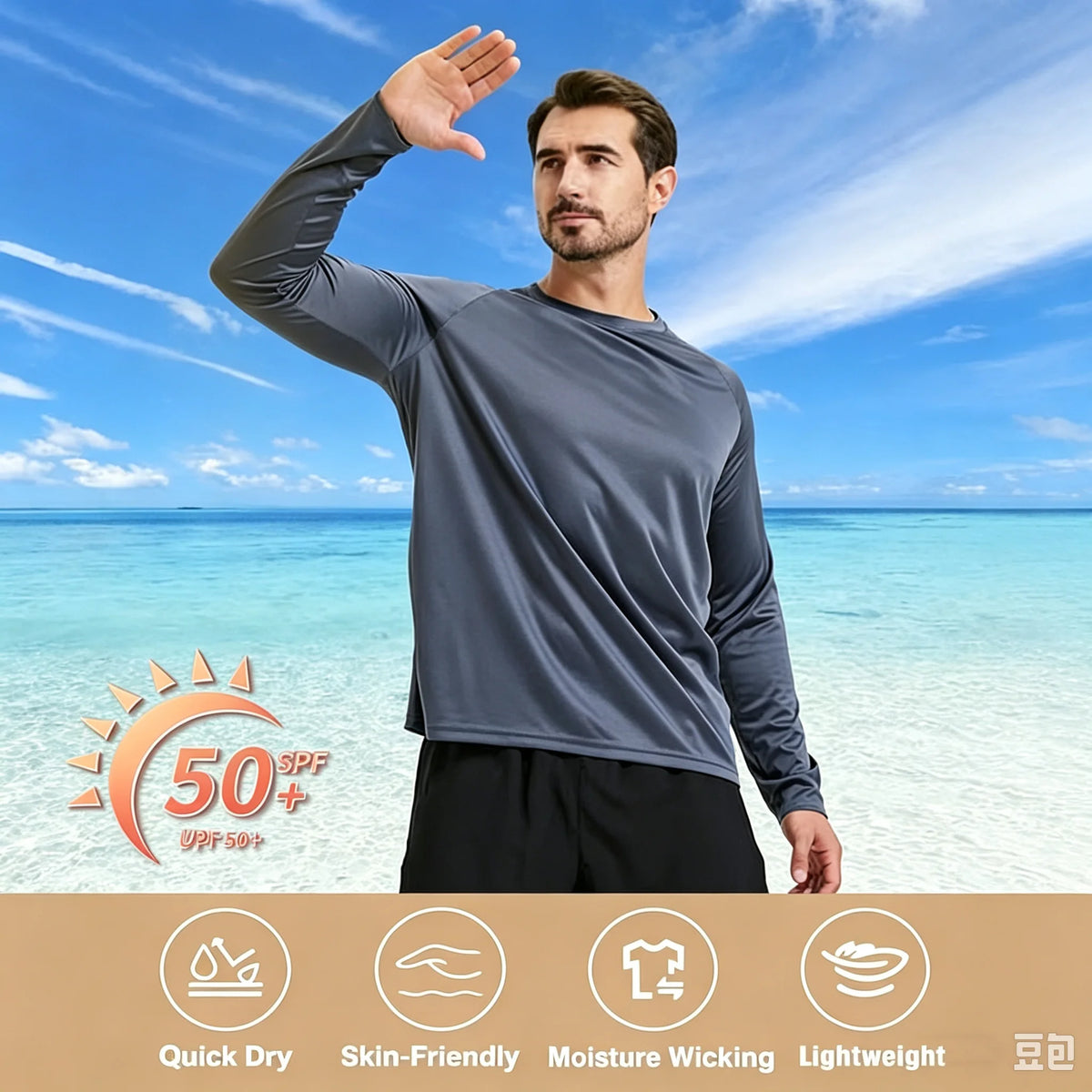 Maglia MIEYCO uomo a maniche lunghe per outdoor