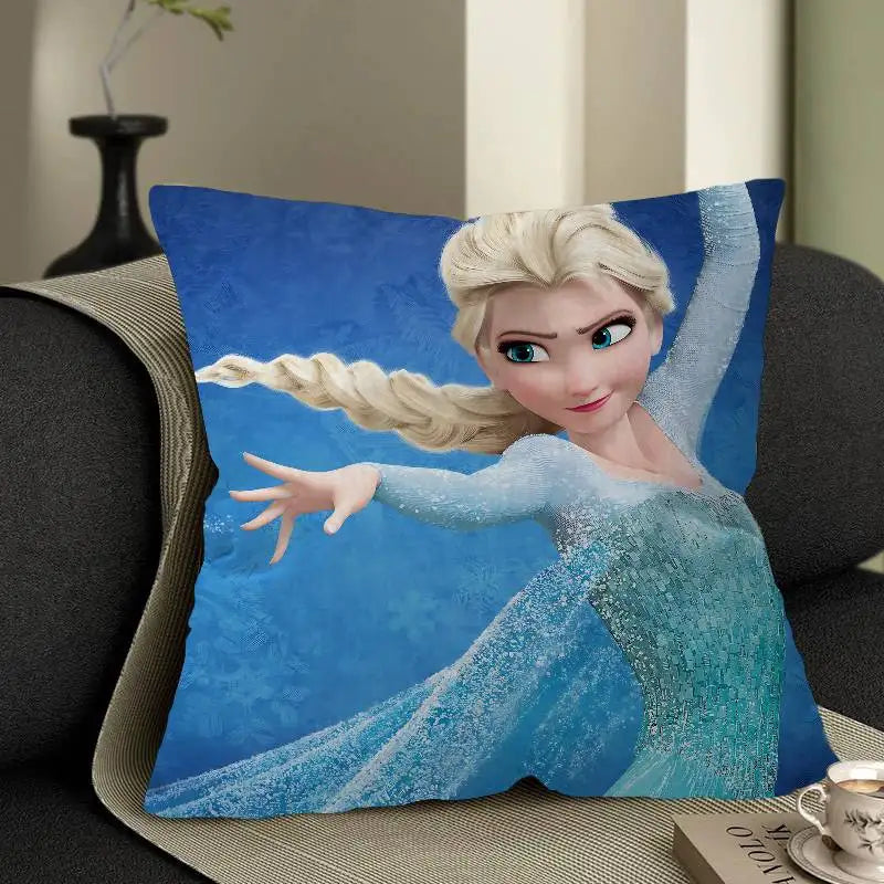 Cartoon-F-Frozenes Maple Design Cushion Cover Happy Autumn Harvest decor Holiday Decorati Pillow Cover
